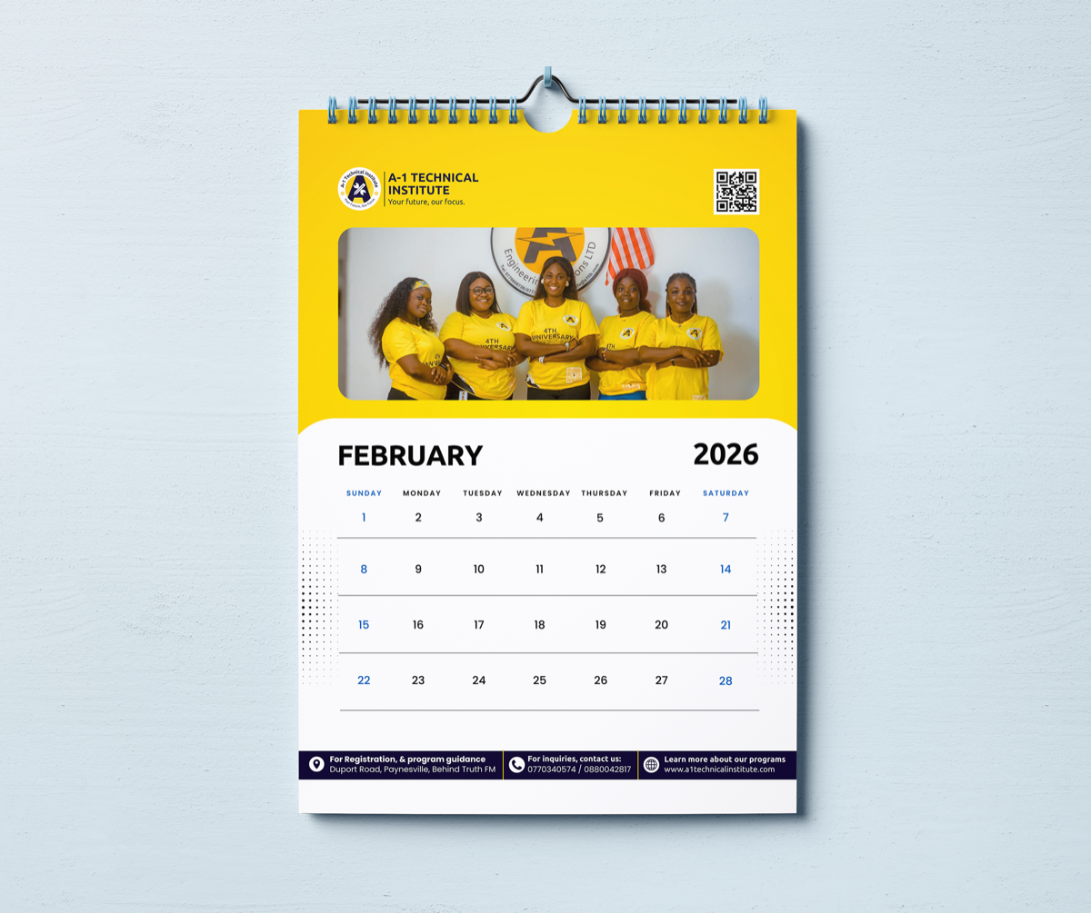 A1 Calendar 2